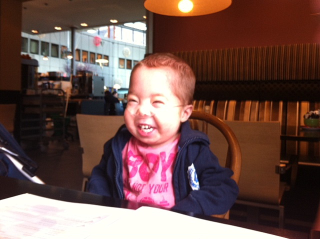 Ook nog wel eens lachen hoor