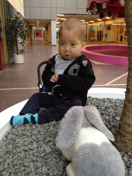 Even poseren voor papa