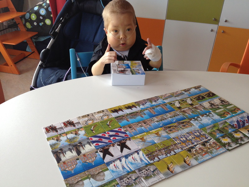 memory kaartjes leggen gaat me goed af