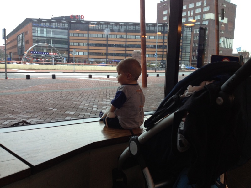 Achter glas want buiten is het koud!